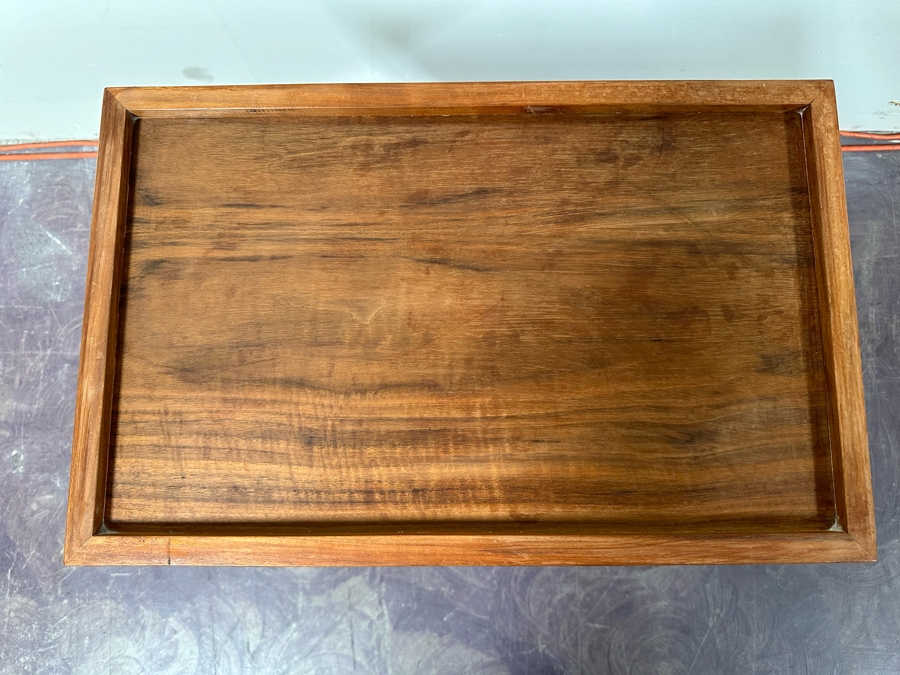 Vintage Eye Doctors Optometrist's Adjustable Table Walnut Wood Top With Heavy Cast Iron Base On Casters By Haag-Streit Liebefeld-Bern Made In Switzerland 22W X 14D X 29H [Photo 6]