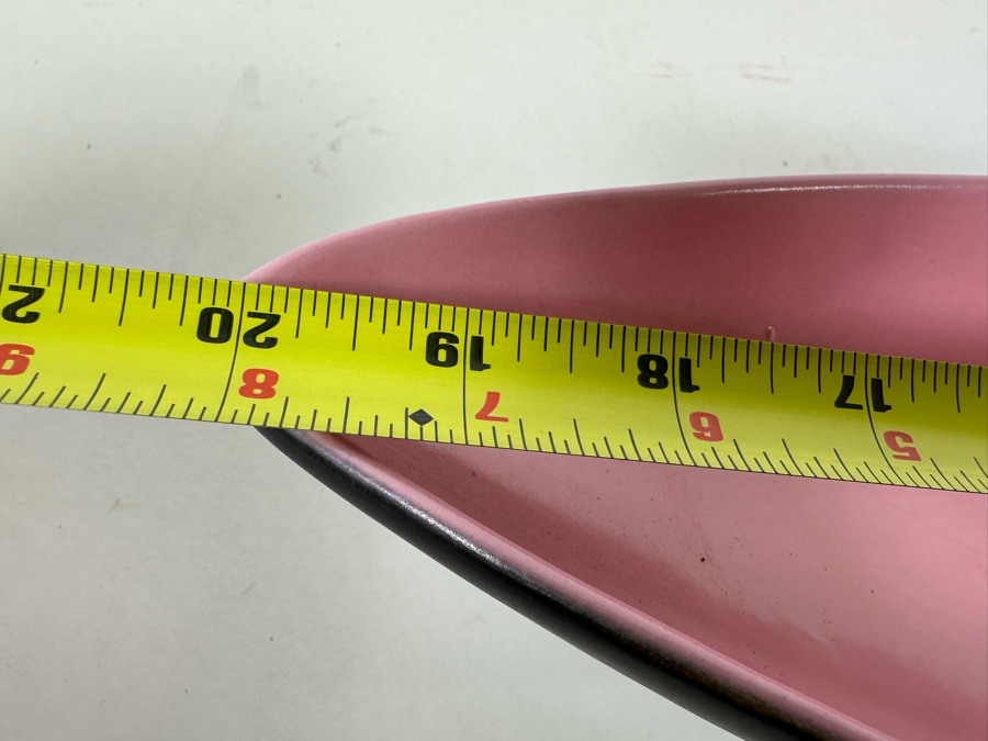 Vintage Mid-Century Royal Haeger Footed Ceramic Centerpiece Bowl 20W X 6.5D X 3H [Photo 7]