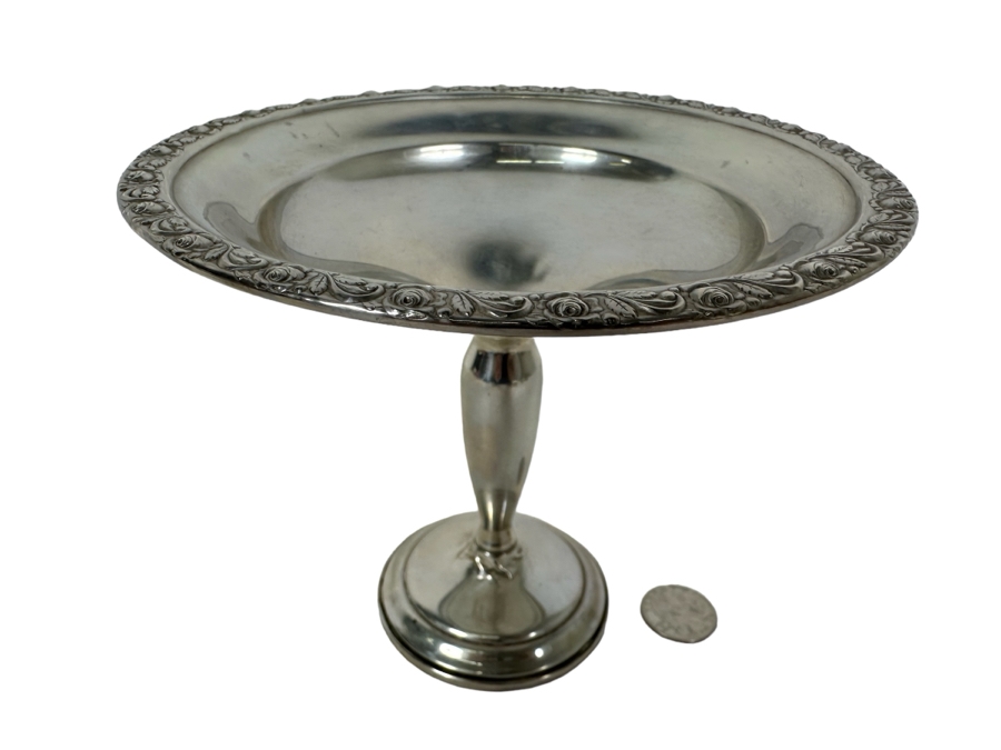 Weighted Sterling Silver Footed Dish 6.25W X 5.5H