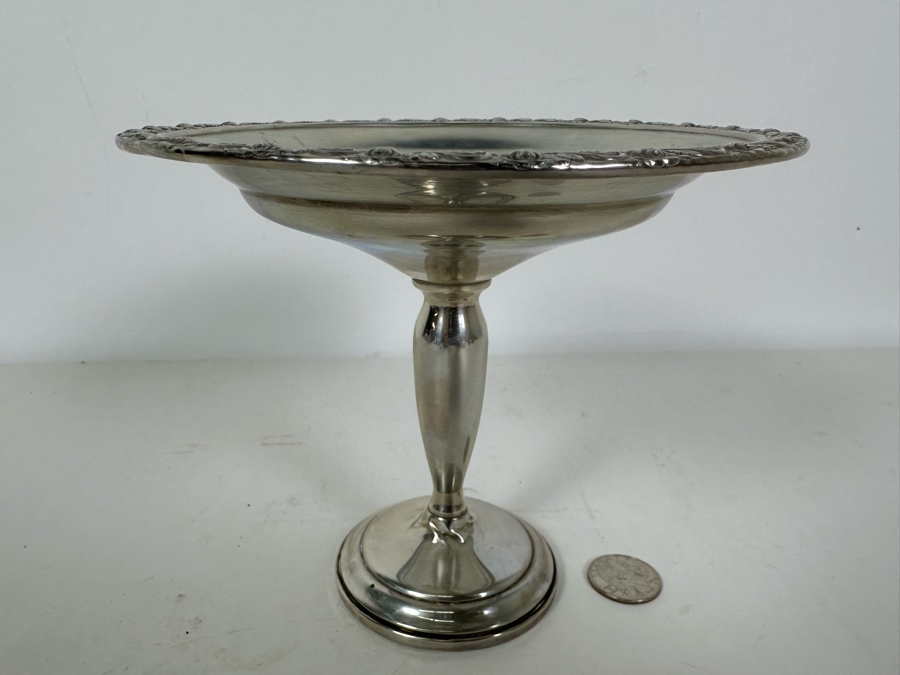 Weighted Sterling Silver Footed Dish 6.25W X 5.5H [Photo 3]