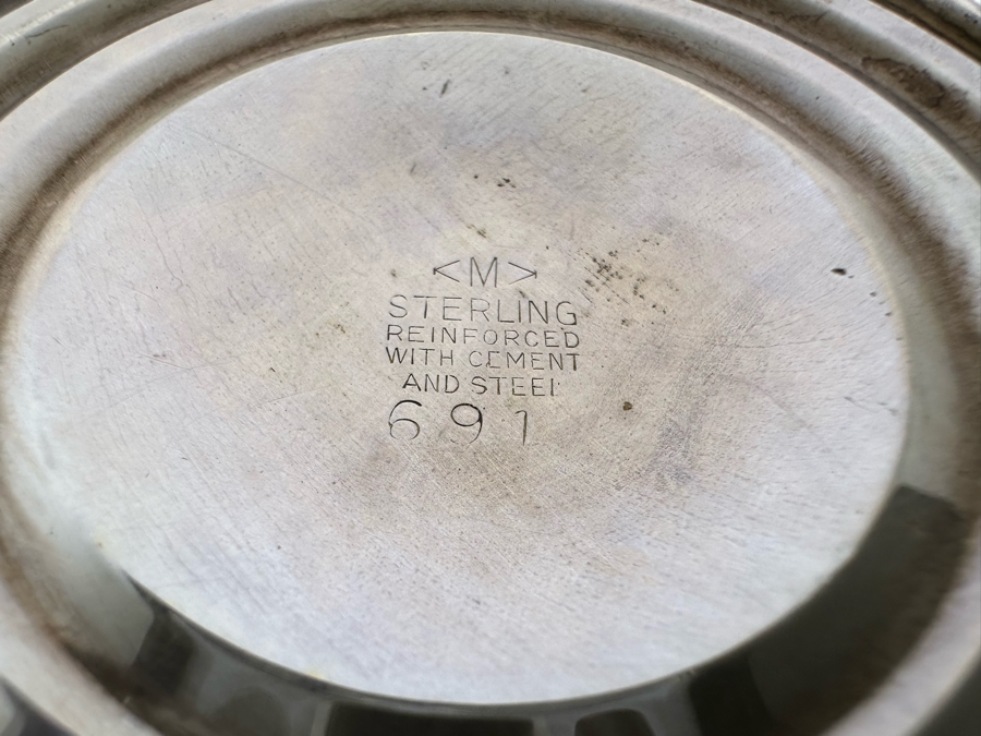 Weighted Sterling Silver Footed Dish 6.25W X 5.5H [Photo 8]