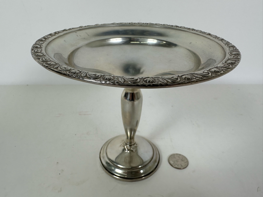 Weighted Sterling Silver Footed Dish 6.25W X 5.5H [Photo 2]