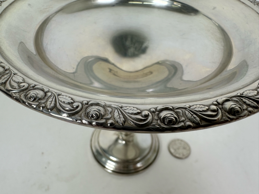 Weighted Sterling Silver Footed Dish 6.25W X 5.5H [Photo 6]