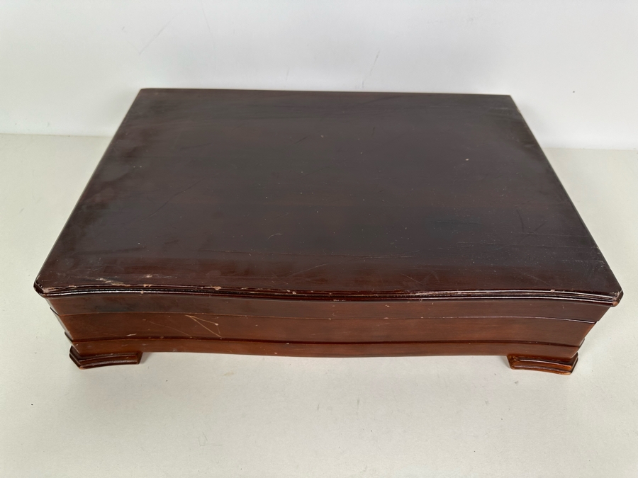 Community Silverplate Flatware Set With Wooden Storage Box [Photo 8]