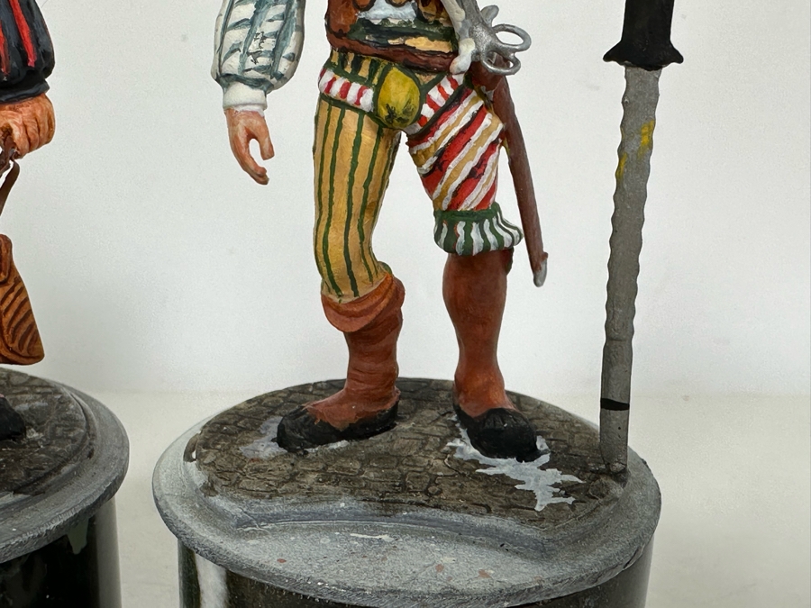 Hand Painted Metal Tin Miniature Military Figurines Toy Soldiers By Dr. David D. Michaels 3H	 [Photo 12]