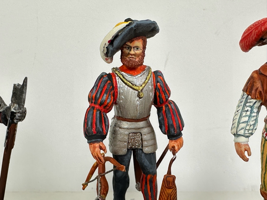 Hand Painted Metal Tin Miniature Military Figurines Toy Soldiers By Dr. David D. Michaels 3H	 [Photo 9]