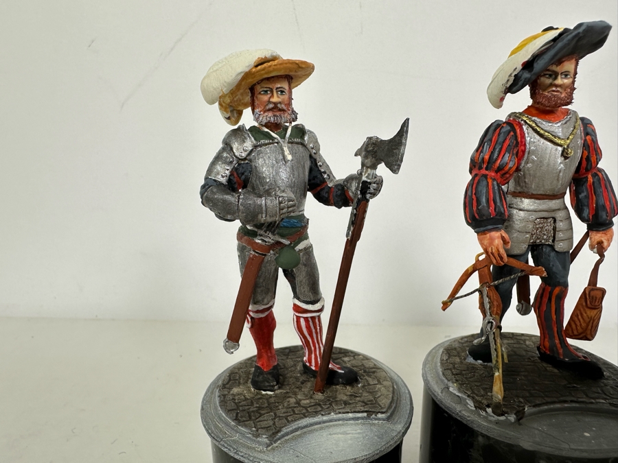 Hand Painted Metal Tin Miniature Military Figurines Toy Soldiers By Dr. David D. Michaels 3H	 [Photo 7]