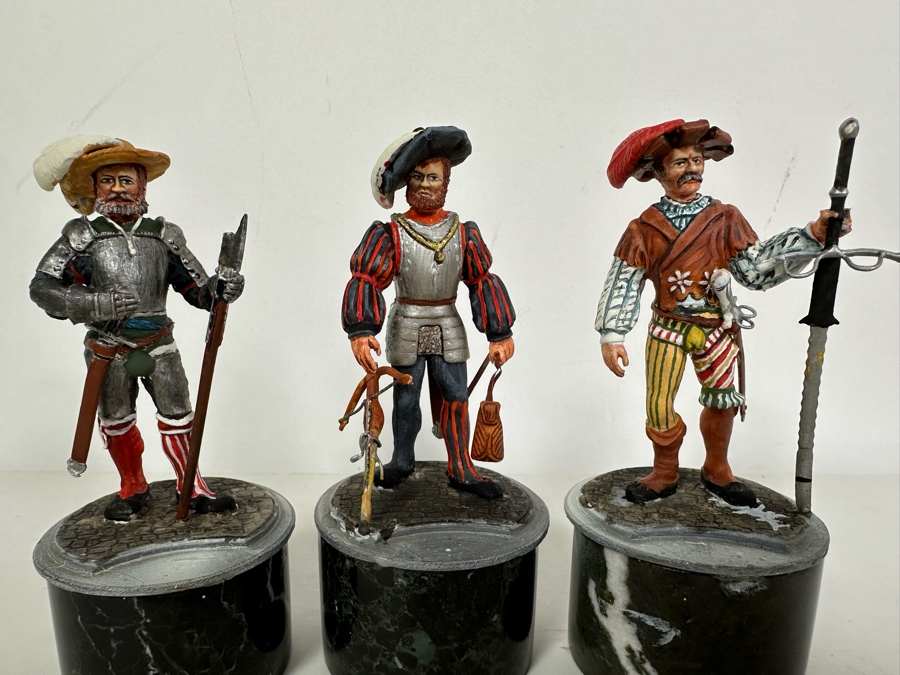 Hand Painted Metal Tin Miniature Military Figurines Toy Soldiers By Dr. David D. Michaels 3H	 [Photo 6]