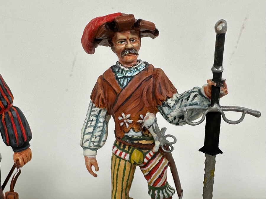 Hand Painted Metal Tin Miniature Military Figurines Toy Soldiers By Dr. David D. Michaels 3H	 [Photo 11]