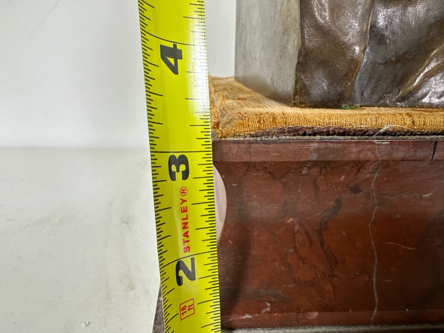 Hans Muller (1873-1937, Austrian/German) Signed Bronze Bust Of Napoleon Early 20th Century On Heavy Solid Marble Base Signed H. Muller Bronze Meaures 7W X 5D X 11H / Marble Base 10W X 8D X 3H [Photo 27]