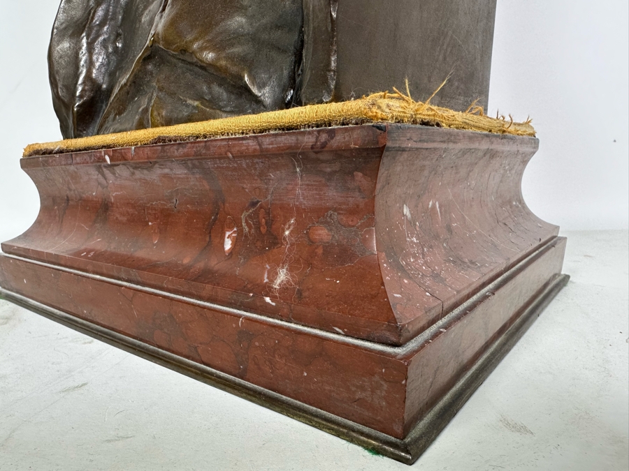 Hans Muller (1873-1937, Austrian/German) Signed Bronze Bust Of Napoleon Early 20th Century On Heavy Solid Marble Base Signed H. Muller Bronze Meaures 7W X 5D X 11H / Marble Base 10W X 8D X 3H [Photo 20]