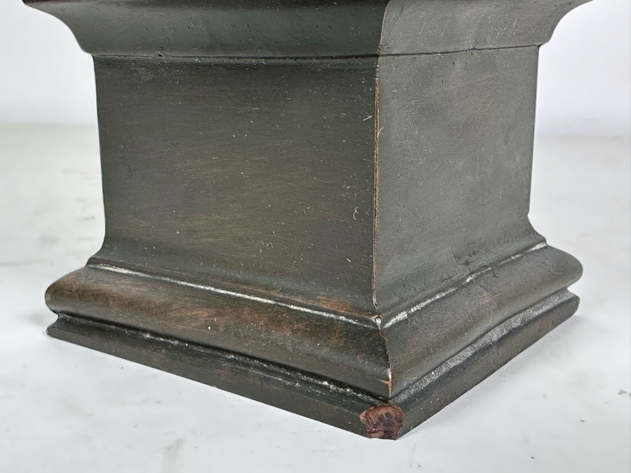 George E. Bissell (1839-1920, American) Abraham Lincoln Resin Bust Sculpture Gorham Co Founders MFA Museum Of Fine Arts Boston Copy 10W X 6D X 16H [Photo 17]