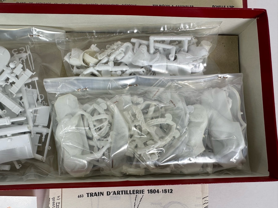 Historex New Old Stock Miniature Military Figurines Model Kit Artillerie De Ligne 1804-1812 Unassembled With Box [Photo 6]