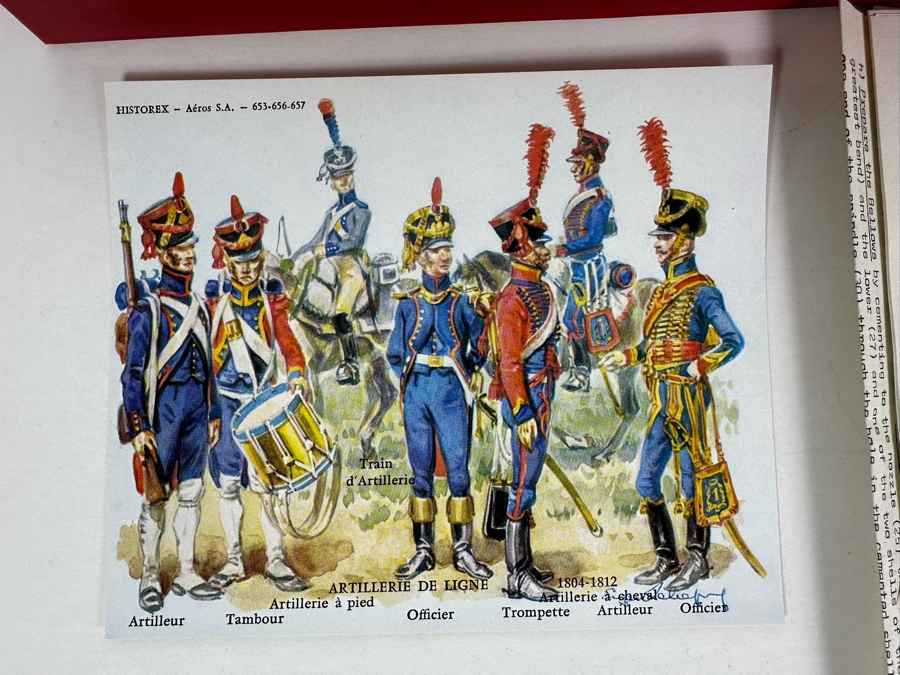 Historex New Old Stock Miniature Military Figurines Model Kit Artillerie De Ligne 1804-1812 Unassembled With Box [Photo 7]