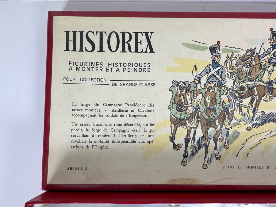 Historex New Old Stock Miniature Military Figurines Model Kit Artillerie De Ligne 1804-1812 Unassembled With Box [Photo 3]