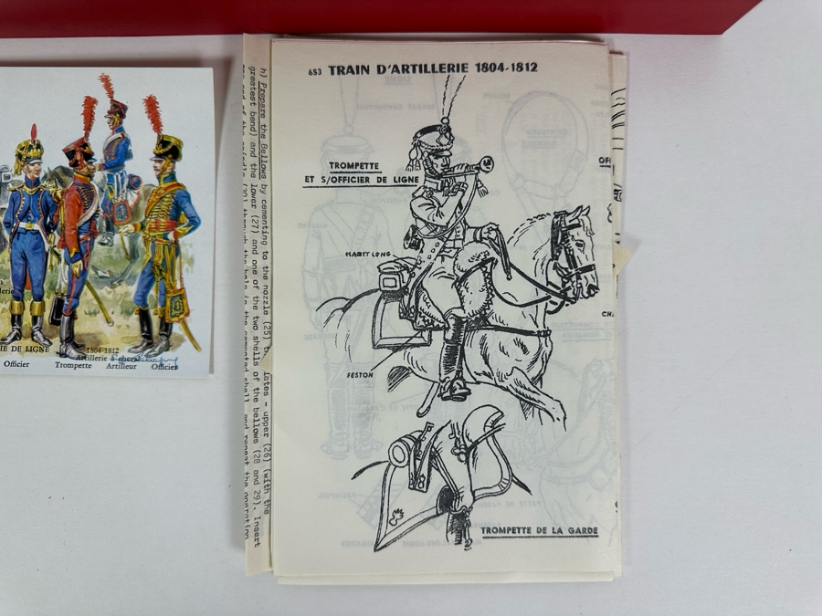 Historex New Old Stock Miniature Military Figurines Model Kit Artillerie De Ligne 1804-1812 Unassembled With Box [Photo 8]