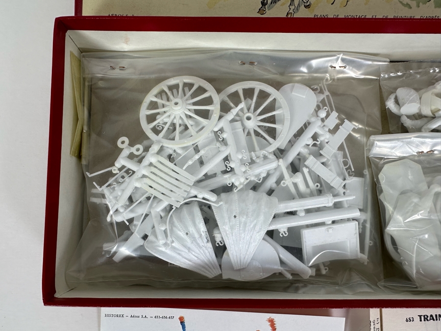 Historex New Old Stock Miniature Military Figurines Model Kit Artillerie De Ligne 1804-1812 Unassembled With Box [Photo 5]