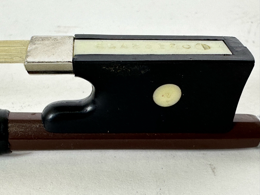 Wooden Violin Of Unknown Make 23L X 8.5W With Glasser Bow 29.5L And Case [Photo 21]