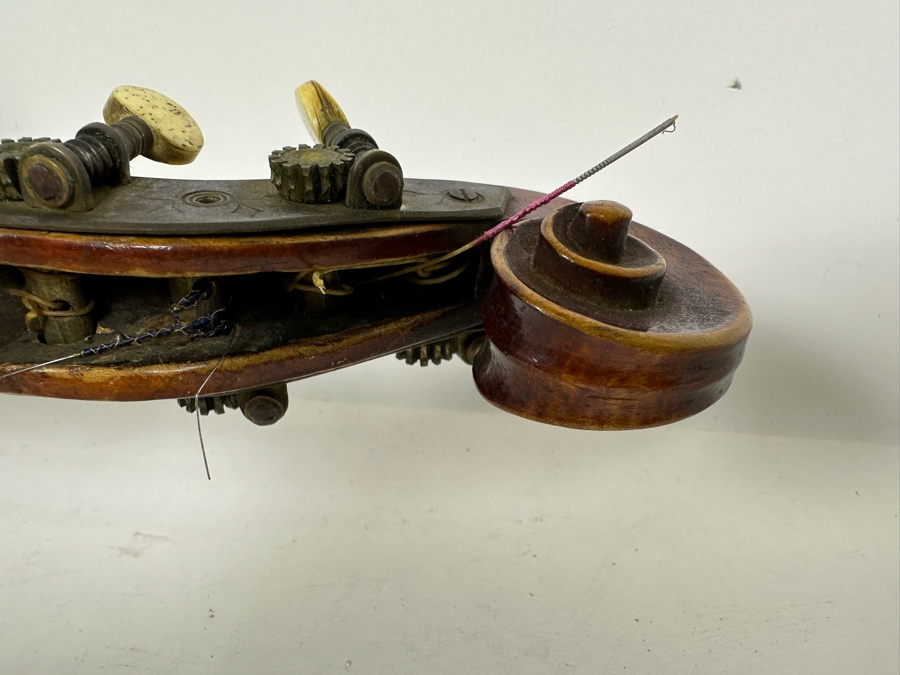 Jacobus Stainer In Ablam Prope Oenipontum 1736 Wooden Violin 24L X 8W With Bow 29L And Wooden Case [Photo 9]