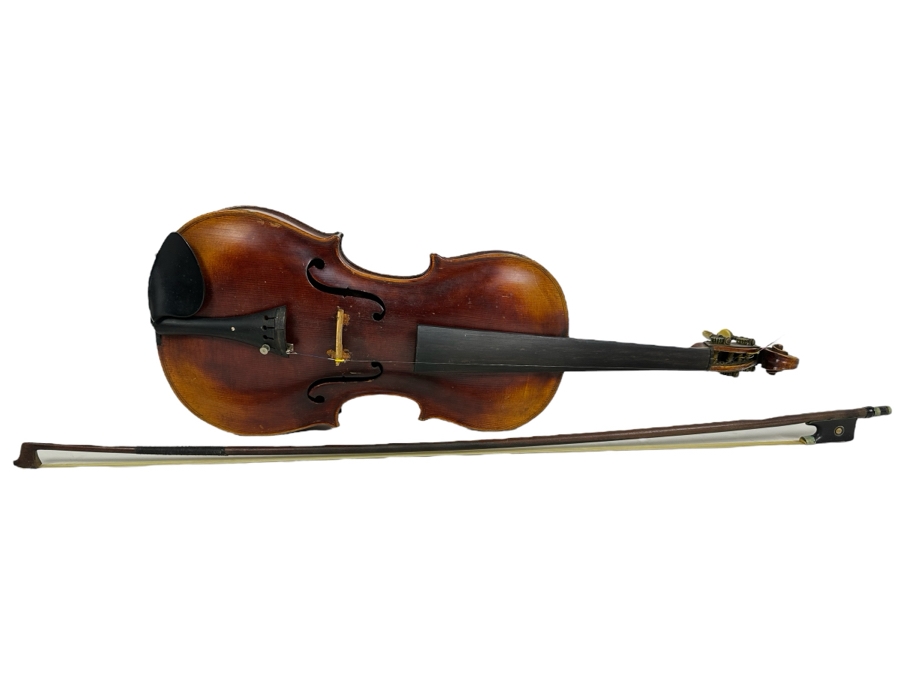 Jacobus Stainer In Ablam Prope Oenipontum 1736 Wooden Violin 24L X 8W With Bow 29L And Wooden Case [Photo 5]