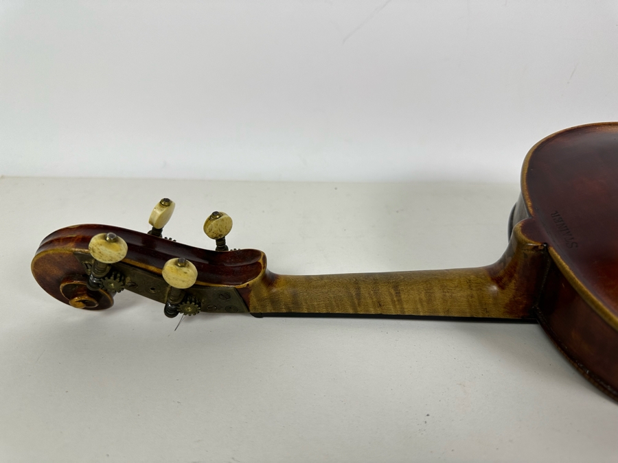 Jacobus Stainer In Ablam Prope Oenipontum 1736 Wooden Violin 24L X 8W With Bow 29L And Wooden Case [Photo 22]
