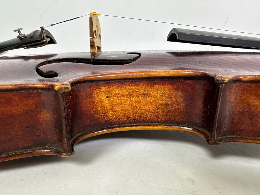 Jacobus Stainer In Ablam Prope Oenipontum 1736 Wooden Violin 24L X 8W With Bow 29L And Wooden Case [Photo 15]