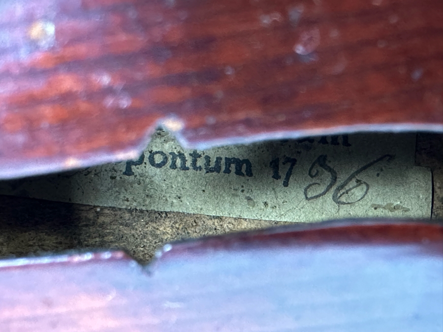 Jacobus Stainer In Ablam Prope Oenipontum 1736 Wooden Violin 24L X 8W With Bow 29L And Wooden Case [Photo 54]