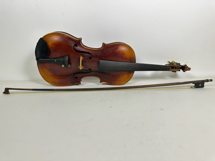 Jacobus Stainer In Ablam Prope Oenipontum 1736 Wooden Violin 24L X 8W With Bow 29L And Wooden Case [Photo 7]