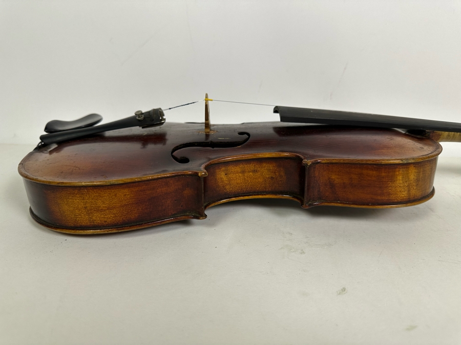 Jacobus Stainer In Ablam Prope Oenipontum 1736 Wooden Violin 24L X 8W With Bow 29L And Wooden Case [Photo 14]