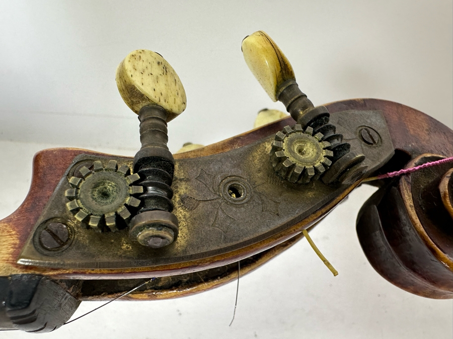 Jacobus Stainer In Ablam Prope Oenipontum 1736 Wooden Violin 24L X 8W With Bow 29L And Wooden Case [Photo 10]