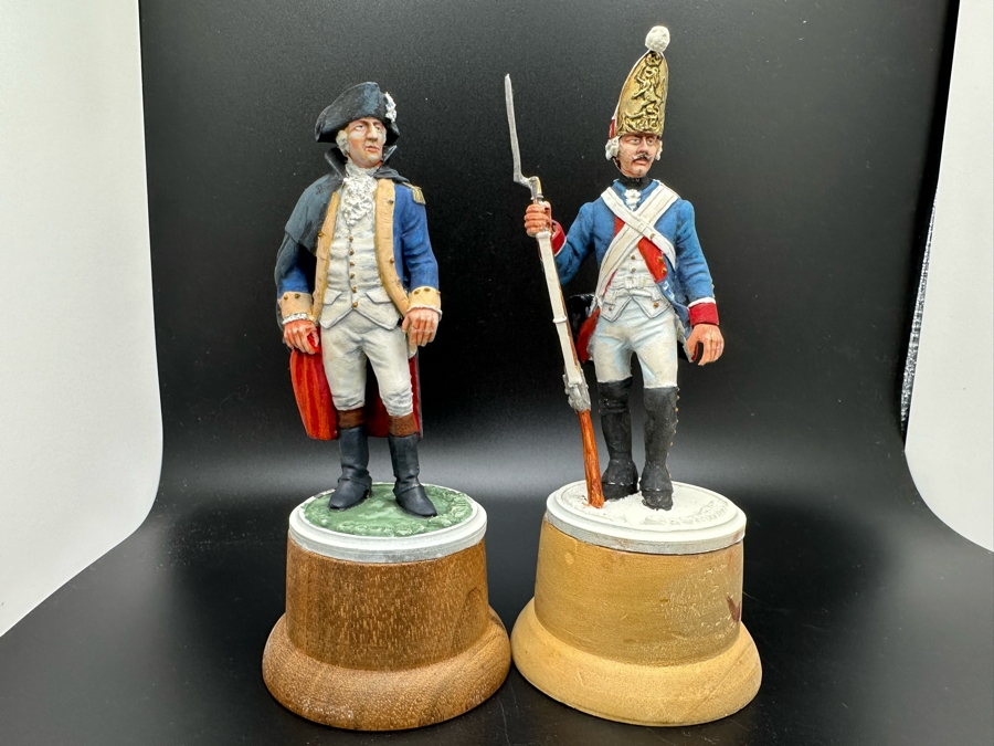 Hand Painted Metal Tin Miniature Military Figurines Toy Soldiers By Dr. David D. Michaels 4H [Photo 3]