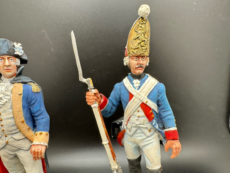 Hand Painted Metal Tin Miniature Military Figurines Toy Soldiers By Dr. David D. Michaels 4H [Photo 6]