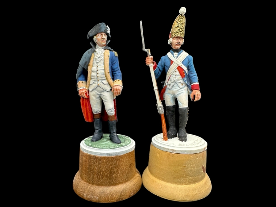 Hand Painted Metal Tin Miniature Military Figurines Toy Soldiers By Dr. David D. Michaels 4H [Photo 2]