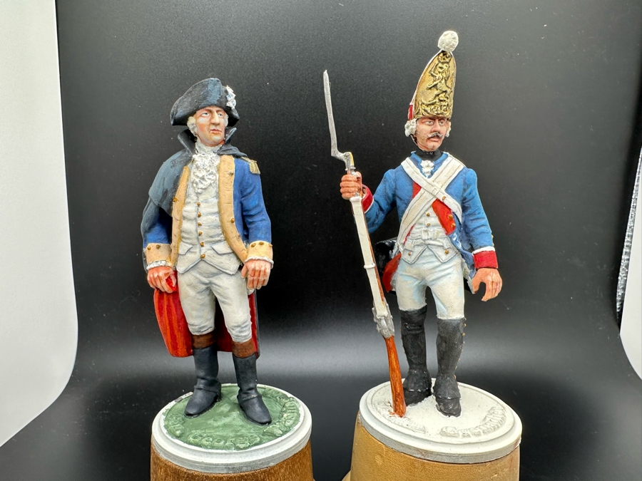 Hand Painted Metal Tin Miniature Military Figurines Toy Soldiers By Dr. David D. Michaels 4H [Photo 4]