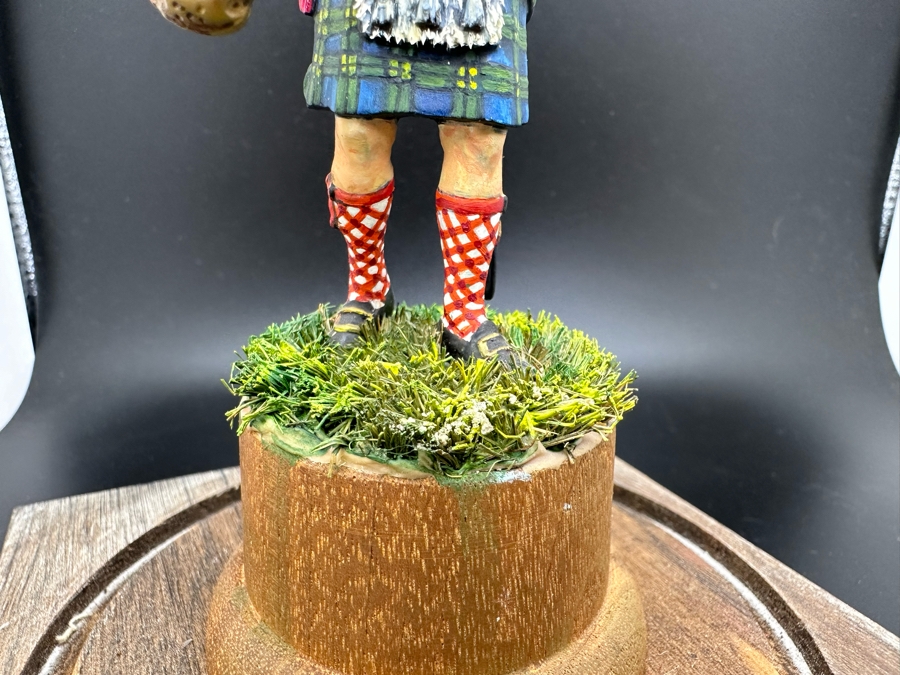 Hand Painted Metal Tin Miniature Military Figurines Toy Soldiers By Dr. David D. Michaels With Glass Domes 4.5H [Photo 11]