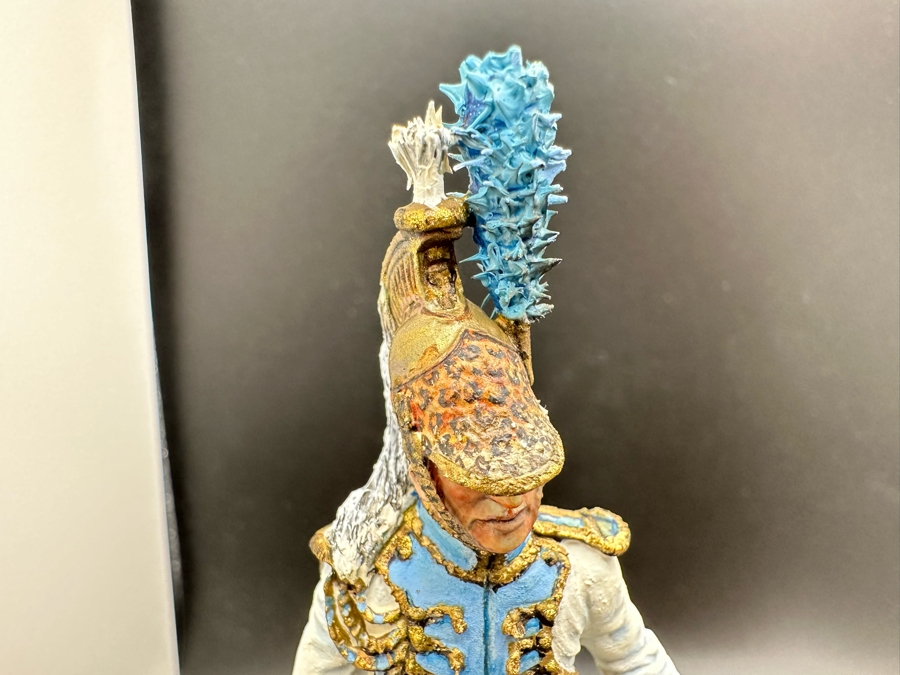 Hand Painted Metal Tin Miniature Military Figurines Toy Soldiers By Dr. David D. Michaels With Glass Domes 4.5H [Photo 5]