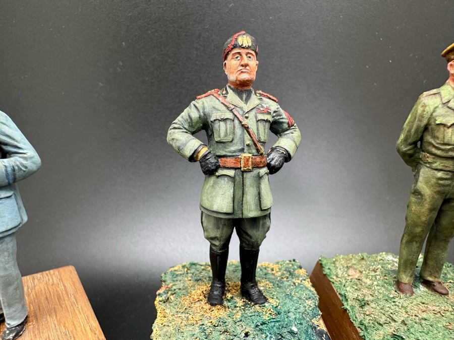 Hand Painted Metal Tin Miniature Military Figurines Toy Soldiers By Dr. David D. Michaels 2.5H [Photo 5]