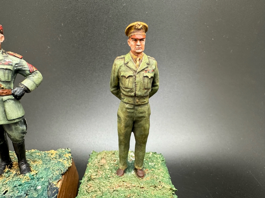 Hand Painted Metal Tin Miniature Military Figurines Toy Soldiers By Dr. David D. Michaels 2.5H [Photo 7]