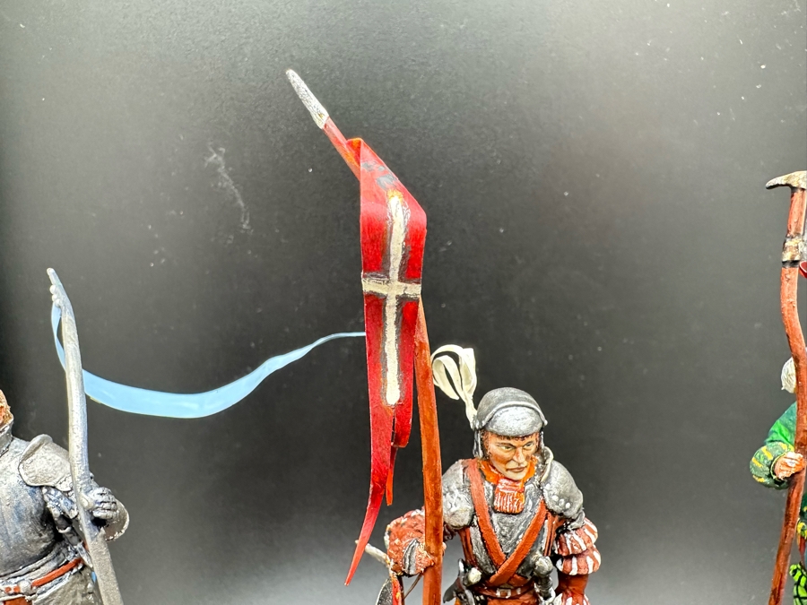 Hand Painted Metal Tin Miniature Military Figurines Toy Soldiers By Dr. David D. Michaels 4.5H [Photo 7]