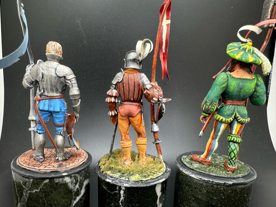 Hand Painted Metal Tin Miniature Military Figurines Toy Soldiers By Dr. David D. Michaels 4.5H [Photo 12]