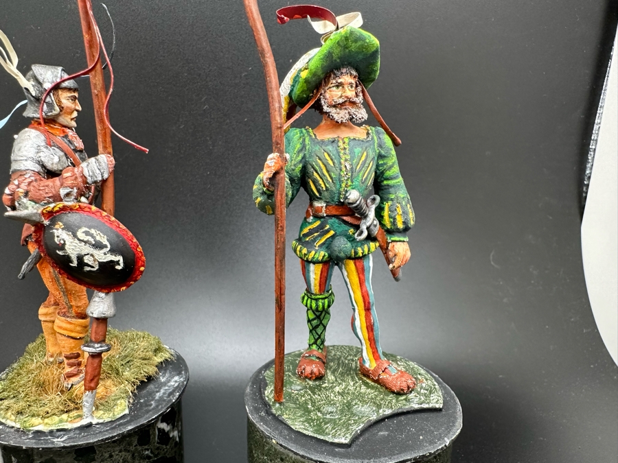 Hand Painted Metal Tin Miniature Military Figurines Toy Soldiers By Dr. David D. Michaels 4.5H [Photo 10]