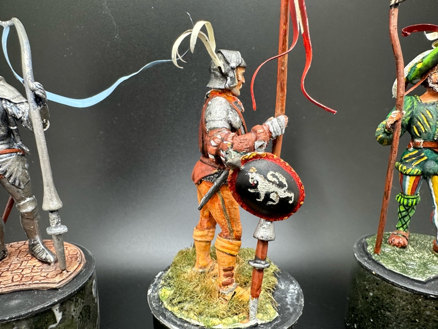 Hand Painted Metal Tin Miniature Military Figurines Toy Soldiers By Dr. David D. Michaels 4.5H [Photo 8]