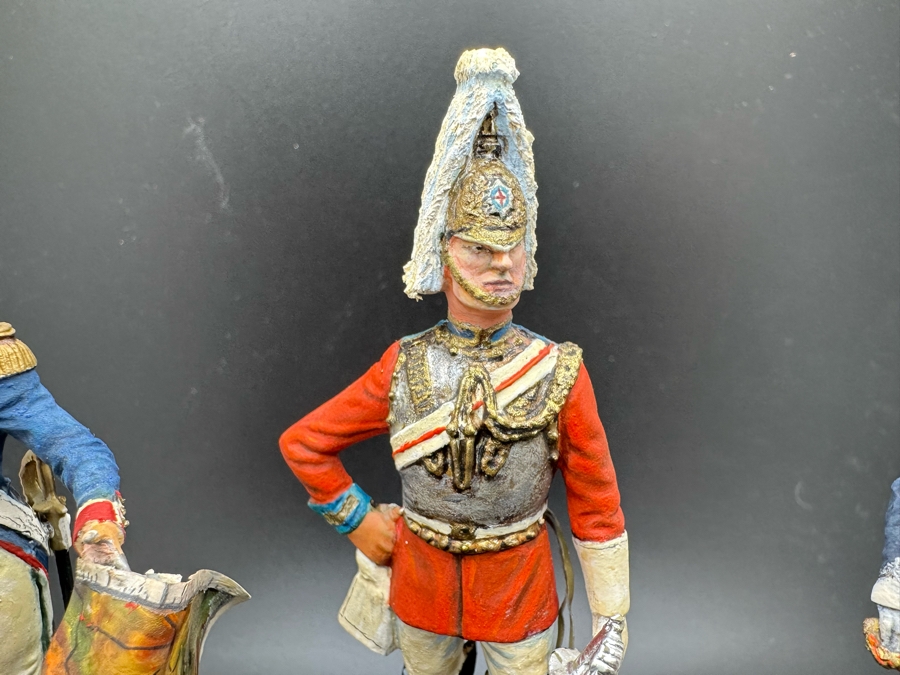 Hand Painted Metal Tin Miniature Military Figurines Toy Soldiers By Dr. David D. Michaels 4.5H [Photo 7]