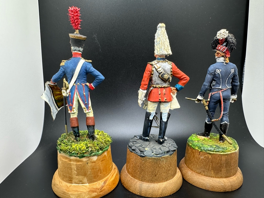 Hand Painted Metal Tin Miniature Military Figurines Toy Soldiers By Dr. David D. Michaels 4.5H [Photo 13]