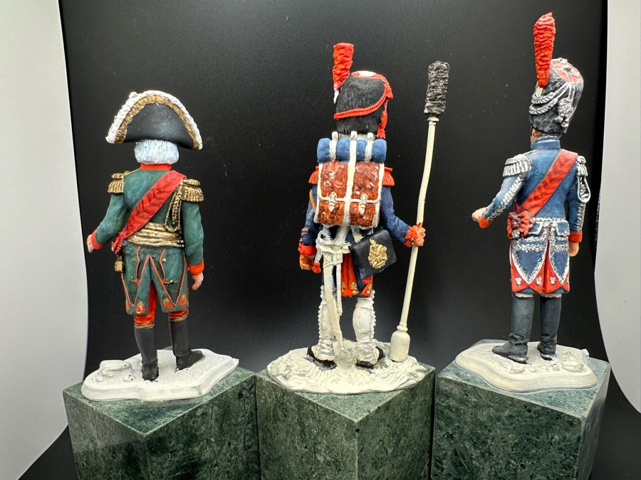 Hand Painted Metal Tin Miniature Military Figurines Toy Soldiers By Dr. David D. Michaels 4.5H [Photo 10]