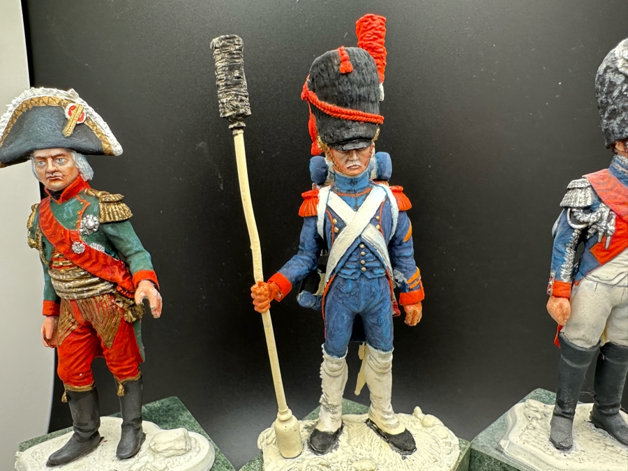 Hand Painted Metal Tin Miniature Military Figurines Toy Soldiers By Dr. David D. Michaels 4.5H [Photo 5]