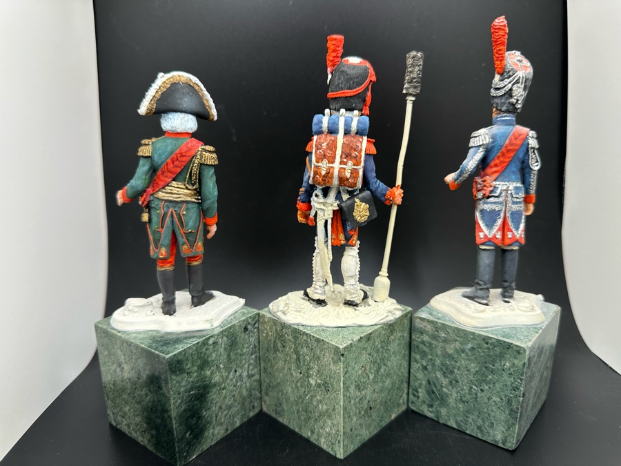 Hand Painted Metal Tin Miniature Military Figurines Toy Soldiers By Dr. David D. Michaels 4.5H [Photo 9]