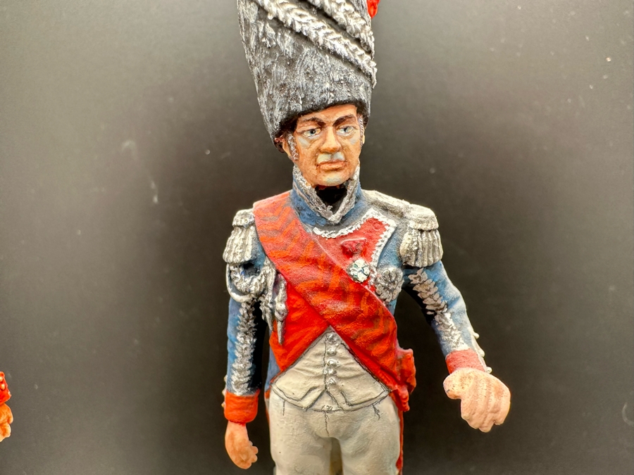 Hand Painted Metal Tin Miniature Military Figurines Toy Soldiers By Dr. David D. Michaels 4.5H [Photo 8]