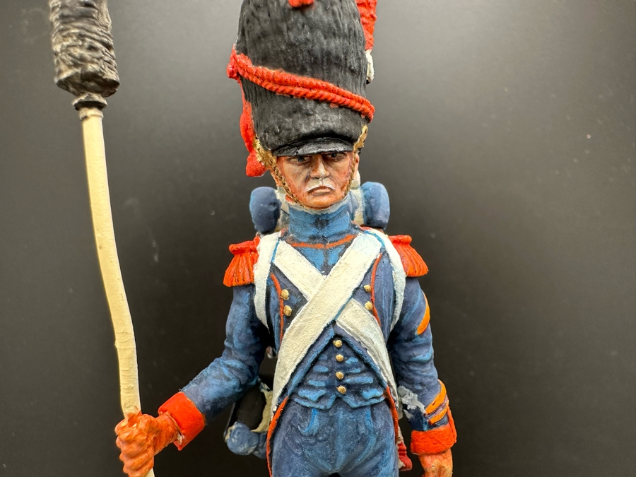 Hand Painted Metal Tin Miniature Military Figurines Toy Soldiers By Dr. David D. Michaels 4.5H [Photo 6]