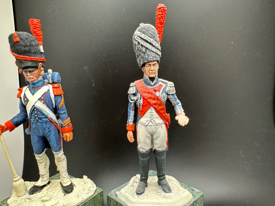 Hand Painted Metal Tin Miniature Military Figurines Toy Soldiers By Dr. David D. Michaels 4.5H [Photo 7]
